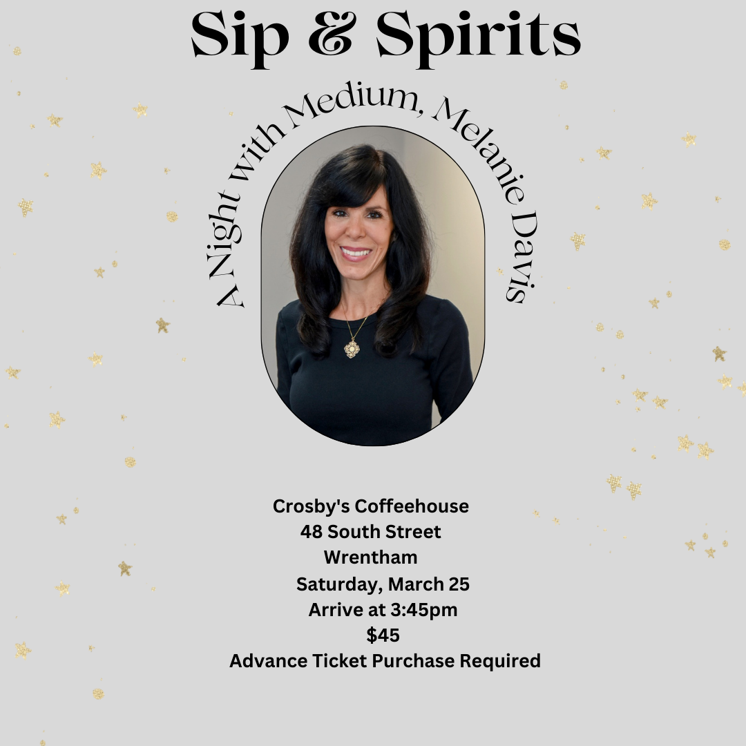 You're invited to a Sip & Spirits evening at Crosby's